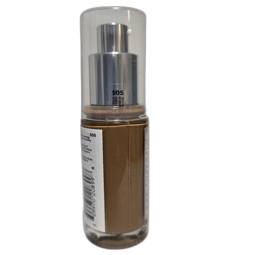 Revlon New Illuminance Skin Caring Liquid Foundation Sand 505 Makeup Skincare